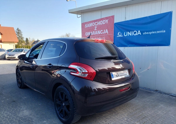 Peugeot 208 cena 28900 przebieg: 146500, rok produkcji 2012 z Wolbórz małe 497